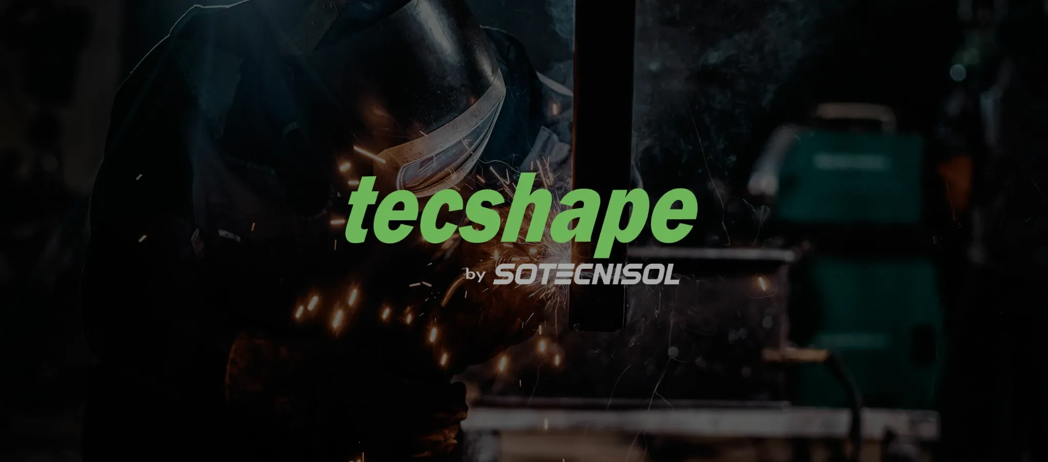 Tecshape industrial visual identity and mini brand guidelines